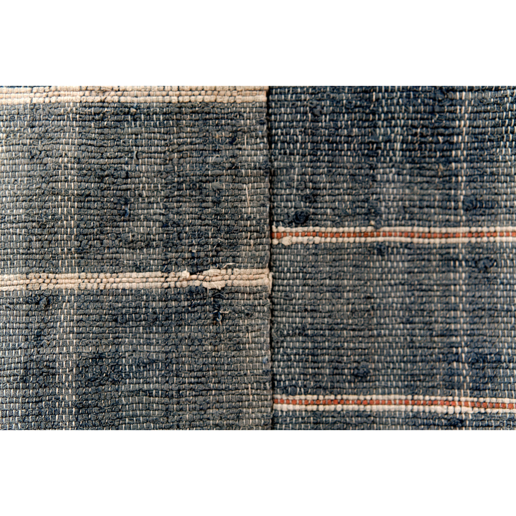 Sakiori Kotatsugake - Edo Era Indigo Rug