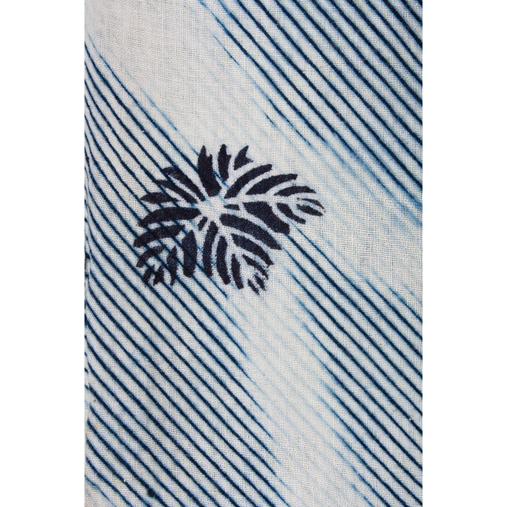 Arashi Shibori Kimono Katazome Florals