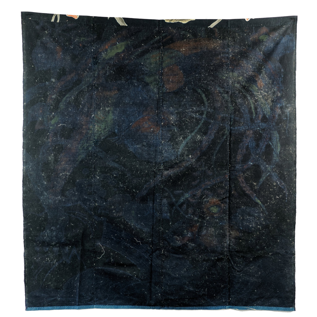 Tsutsugaki Futon Cover - Polychrome Phoenix and Waves