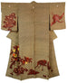 Kimono - Shippo Tsunagi Silko with Urushi Lacquer Painting