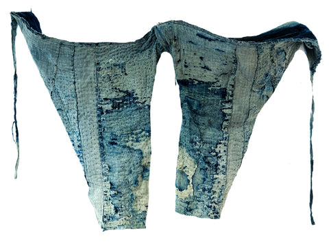 Boro Tattsuke - heavily worn and repaired indigo workwear